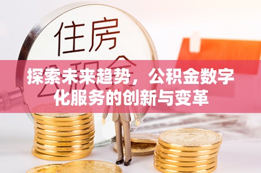 柳河探索未来趋势，公积金数字化服务的创新与变革